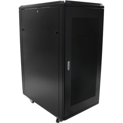 StarTech.com Armoire rack AV 25U - 36 pouces - Armoire portable pour serveur/équipement informatique - Rack de données autonome avec roulettes (RK2536BKF) RK2536BKF
