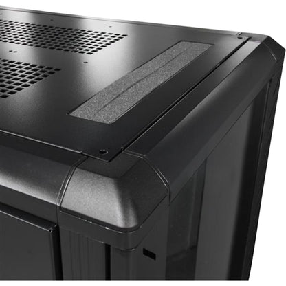 StarTech.com Armoire rack AV 25U - 36 pouces - Armoire portable pour serveur/équipement informatique - Rack de données autonome avec roulettes (RK2536BKF) RK2536BKF