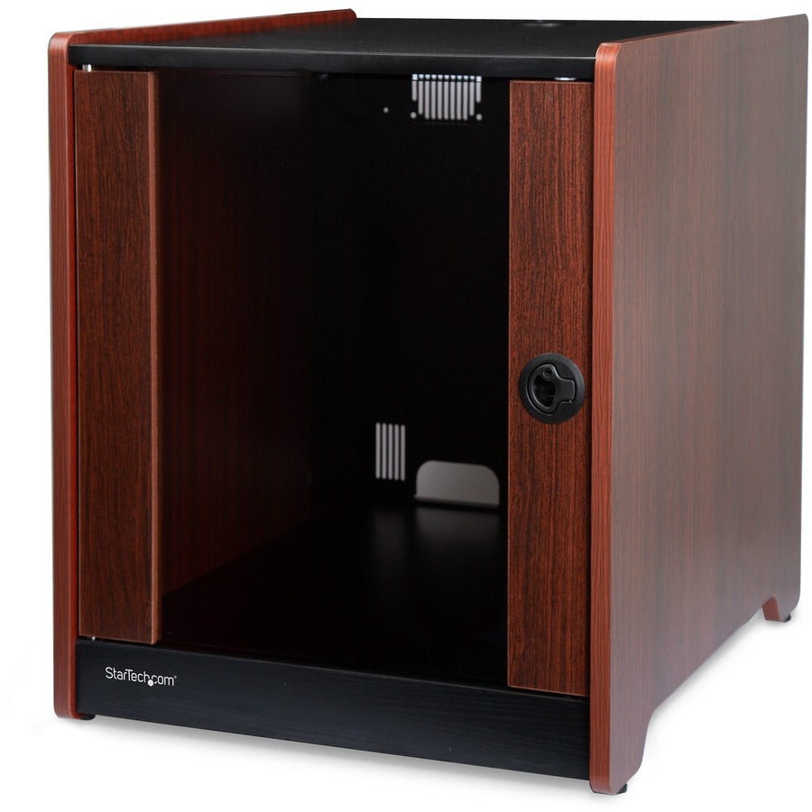 StarTech.com Armoire de serveur 12U - 53,3 cm de profondeur - Finition bois - Emballage à plat RKWOODCAB12