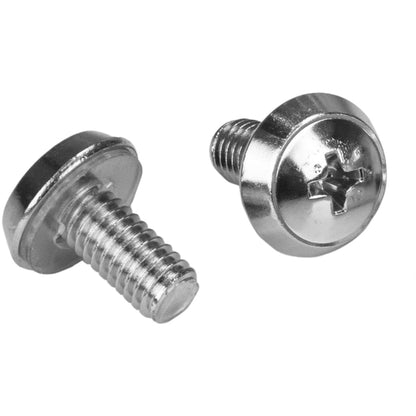 StarTech.com Lot de 100 vis de montage M6 et écrous à cage pour armoire de serveur CABSCREWM62
