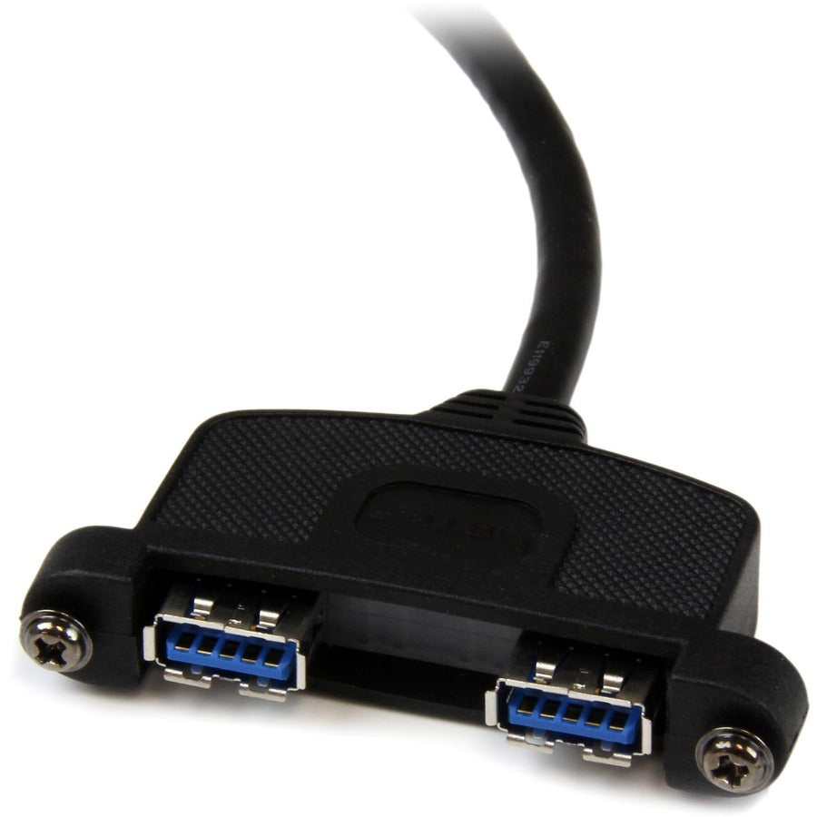 StarTech.com Carte adaptateur USB 3.0 SuperSpeed ​​Mini PCI Express à 2 ports avec kit de support et prise en charge UASP MPEXUSB3S22B