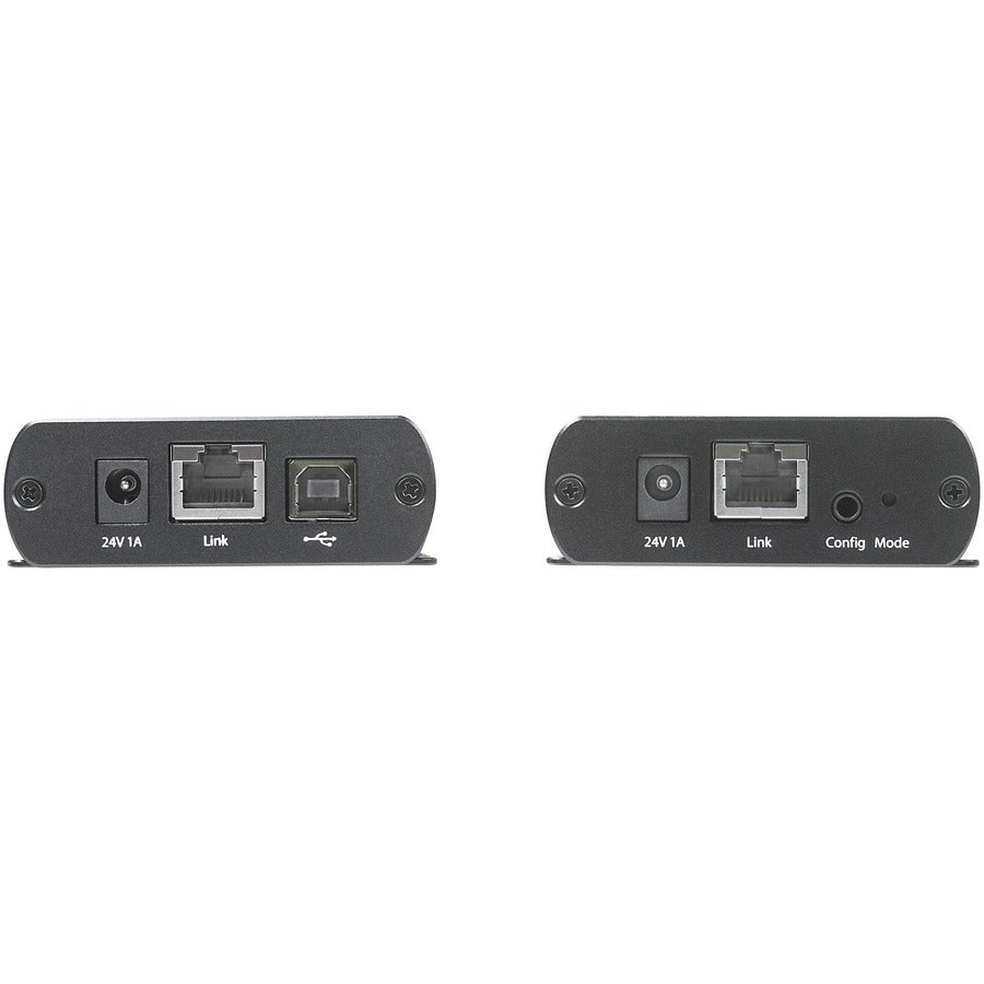 StarTech.com Hub d'extension USB 2.0 à 2 ports sur câble RJ45 Cat5e ou Cat6 - Kit d'extension USB 2.0 en métal de 100 m - ESD, alimenté, 480 Mbps USB2002EXT2NA
