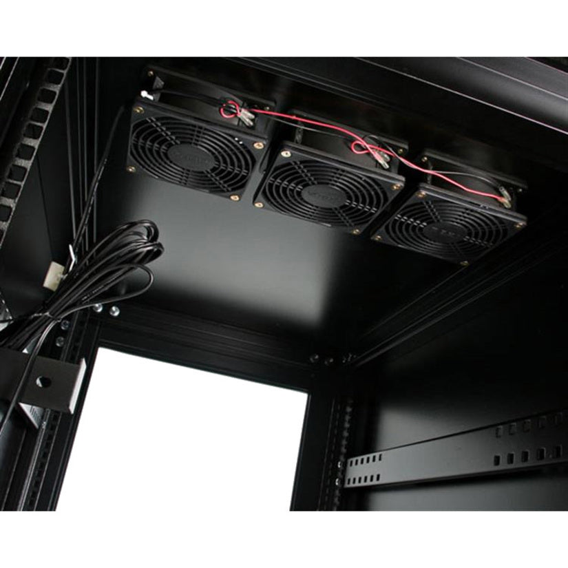StarTech.com Armoire rack pour serveur 15U 19 pouces noire avec ventilateurs 2636CABINET