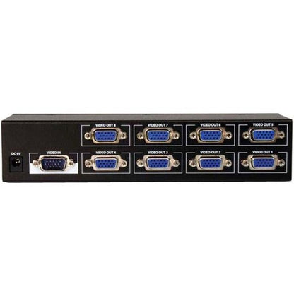StarTech.com 8 Port VGA Video Splitter - 250 MHz - VGA Video Splitter / Distribution Amplifier 8 Port - Video splitter - 8 ports ST128L