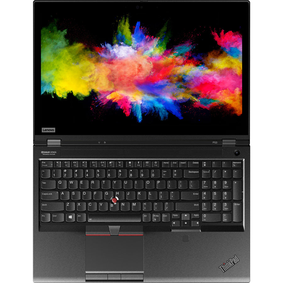 Lenovo ThinkPad P53 20QN0056CA 15.6" Touchscreen Mobile Workstation - 3840 x 2160 - Intel Core i7 9th Gen i7-9850H Hexa-core (6 Core) 2.60 GHz - 32 GB RAM - 1 TB SSD 20QN0056CA