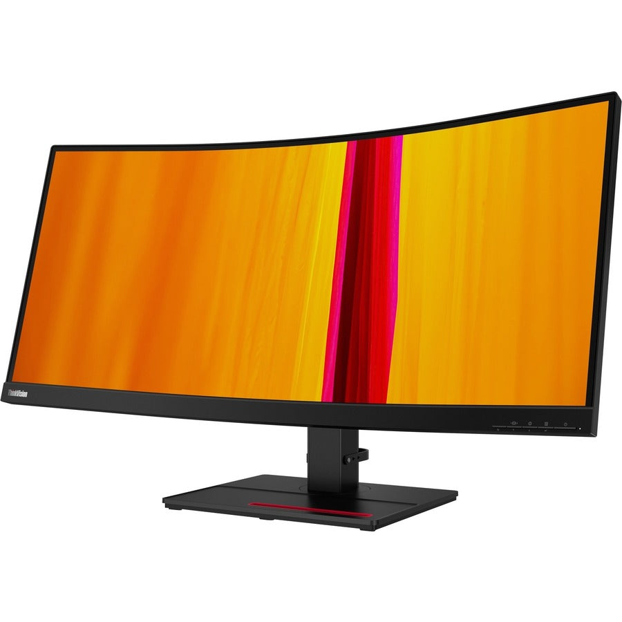 Lenovo ThinkVision T34w-20 34" WQHD Curved Screen WLED LCD Monitor - 21:9 - Raven Black 61F3GAR1US