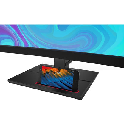 Lenovo ThinkVision T34w-20 34" WQHD Curved Screen WLED LCD Monitor - 21:9 - Raven Black 61F3GAR1US