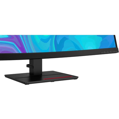 Lenovo ThinkVision T34w-20 34" WQHD Curved Screen WLED LCD Monitor - 21:9 - Raven Black 61F3GAR1US