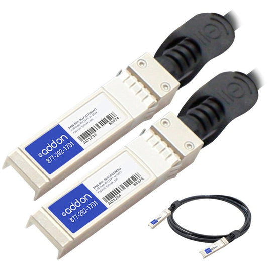Câble de connexion directe SFP+ vers SFP+ 10GBase-CU compatible AddOn Palo Alto Networks PAN-SFP-PLUS-CU-1M (Twinax passif, 1 m) PAN-SFP-PLUSCU1MAO