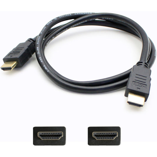 Lot de 5 câbles HDMI mâle vers mâle noirs compatibles Lenovo 0B47070 de 1,82 m (6,00 pi) 0B47070-AO-5PK