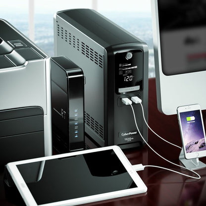 Systèmes d'onduleurs CyberPower LX1500GU-FC Batterie de secours pour PC - Capacité : 1 500 VA / 900 W LX1500GU-FC