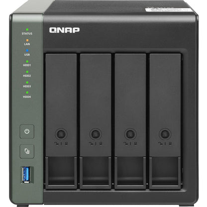 NAS professionnel économique QNAP avec port SFP+ 10 GbE intégré TS-431X3-4G-US
