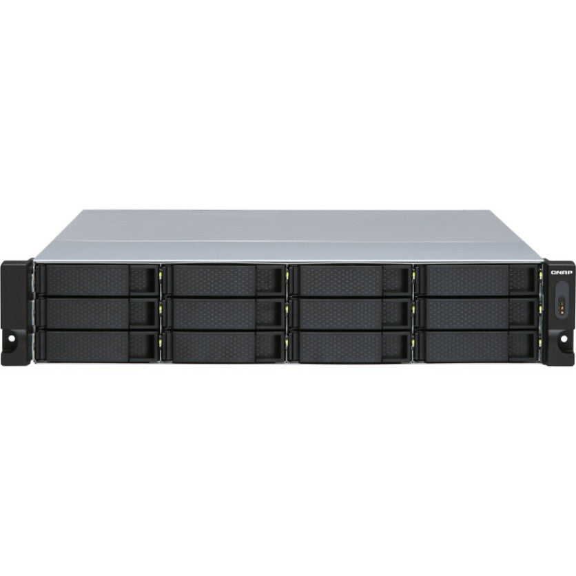 Boîtier de disque dur SATA/600 QNAP TL-R1200S-RP - Interface hôte mini-SAS - Montable en rack 2U TL-R1200S-RP-US