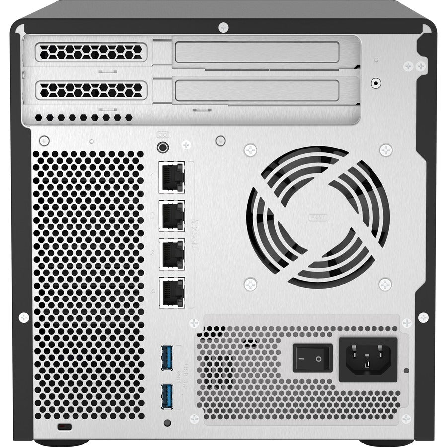 NAS de bureau QuTS Hero Intel Xeon D économique de QNAP avec quatre ports 2,5 GbE TS-H686-D1602-8G-US
