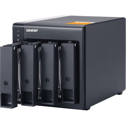 Boîtier de disque dur SATA/600 QNAP TL-D400S - Tour d'interface hôte mini-SAS TL-D400S-US