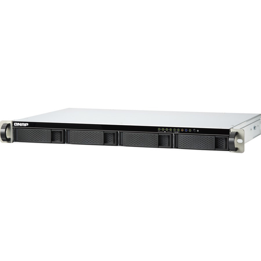 NAS QNAP à 4 baies 2,5 GbE à montage en rack de faible profondeur avec emplacements SSD M.2 SATA TS-451DEU-2G-US