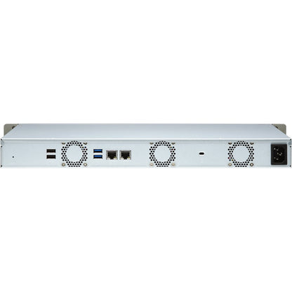 NAS QNAP à 4 baies 2,5 GbE à montage en rack de faible profondeur avec emplacements SSD M.2 SATA TS-451DEU-2G-US