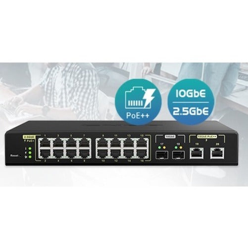 Commutateur Ethernet QNAP QSW-M2116P-2T2S QSW-M2116P-2T2S-US