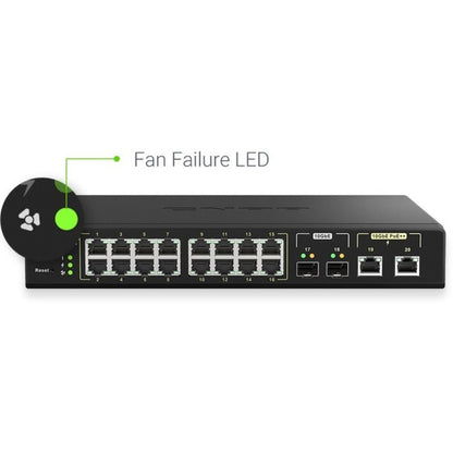 Commutateur Ethernet QNAP QSW-M2116P-2T2S QSW-M2116P-2T2S-US