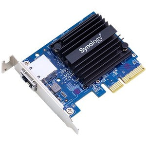 Carte d'extension Synology à port unique et haute vitesse 10GBASE-T/NBASE-T pour serveurs NAS Synology E10G18-T1