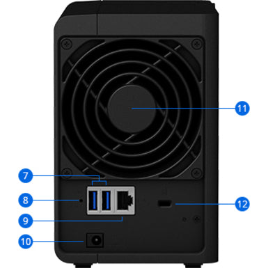 Système de stockage SAN/NAS Synology DiskStation DS218 DS218