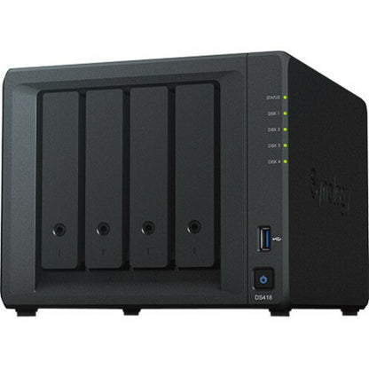 Synology Puissant NAS à 4 baies pour les utilisateurs à domicile et au bureau DS418