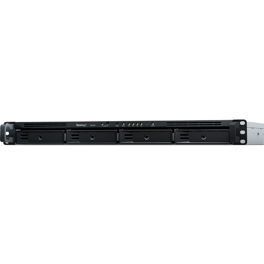 Boîtier de disque Synology RX418 - Interface hôte eSATA - Montable en rack 1U RX418