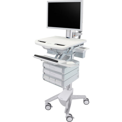 Chariot Ergotron StyleView avec pivot HD, 5 tiroirs (1x2+3) SV43-2550-0