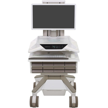 Ergotron CareFit Pro Electric Lift Cart, LiFe Powered, 8 Drawers (4x2), US/CA/MX C52-2281-1