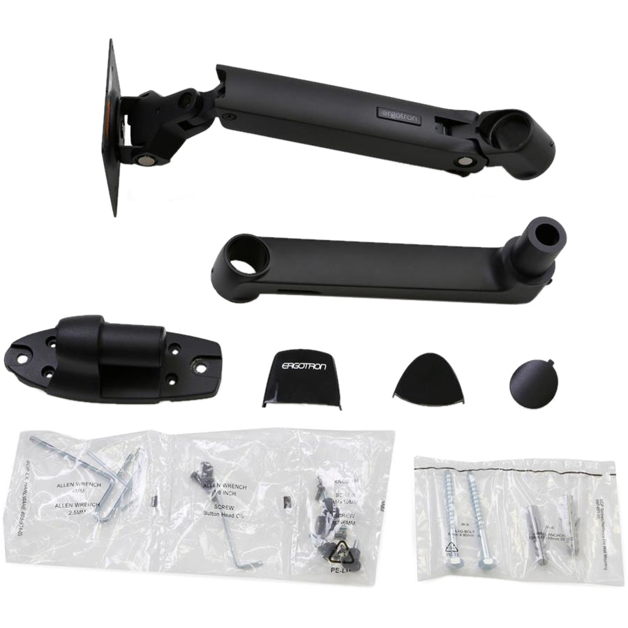 Ergotron Wall Mount for Monitor - Matte Black 45-243-224