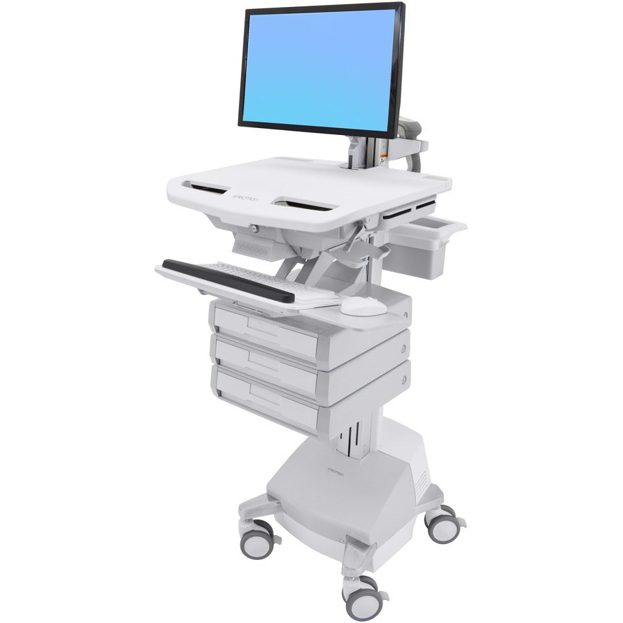 Chariot Ergotron StyleView avec bras LCD, alimentation SLA, 2 tiroirs (2x1) SV44-12A1-1