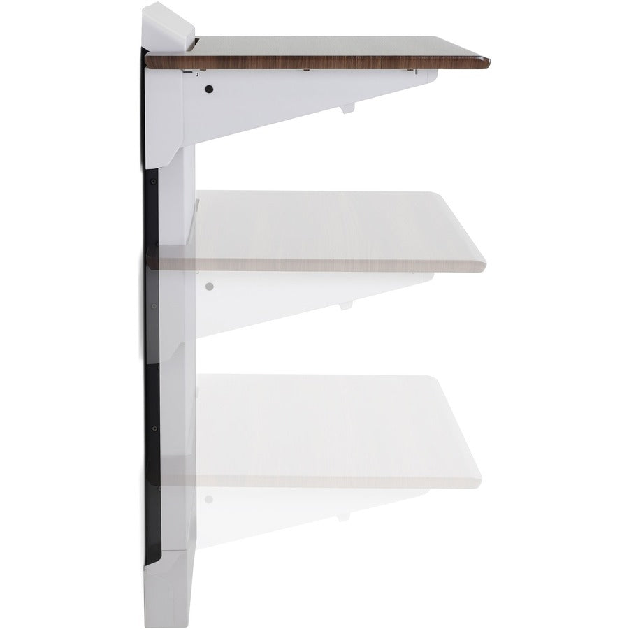 Ergotron WorkFit Elevate (walnut hills) Sit-Stand Wall Desk 24-804-S894
