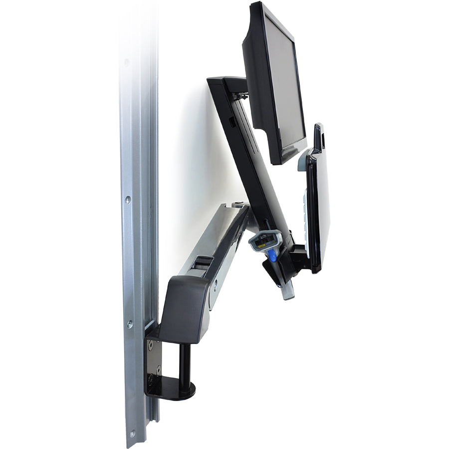 Support multi-composants Ergotron StyleView 45-273-026 pour écran plat, clavier, processeur - Aluminium poli 45-273-026