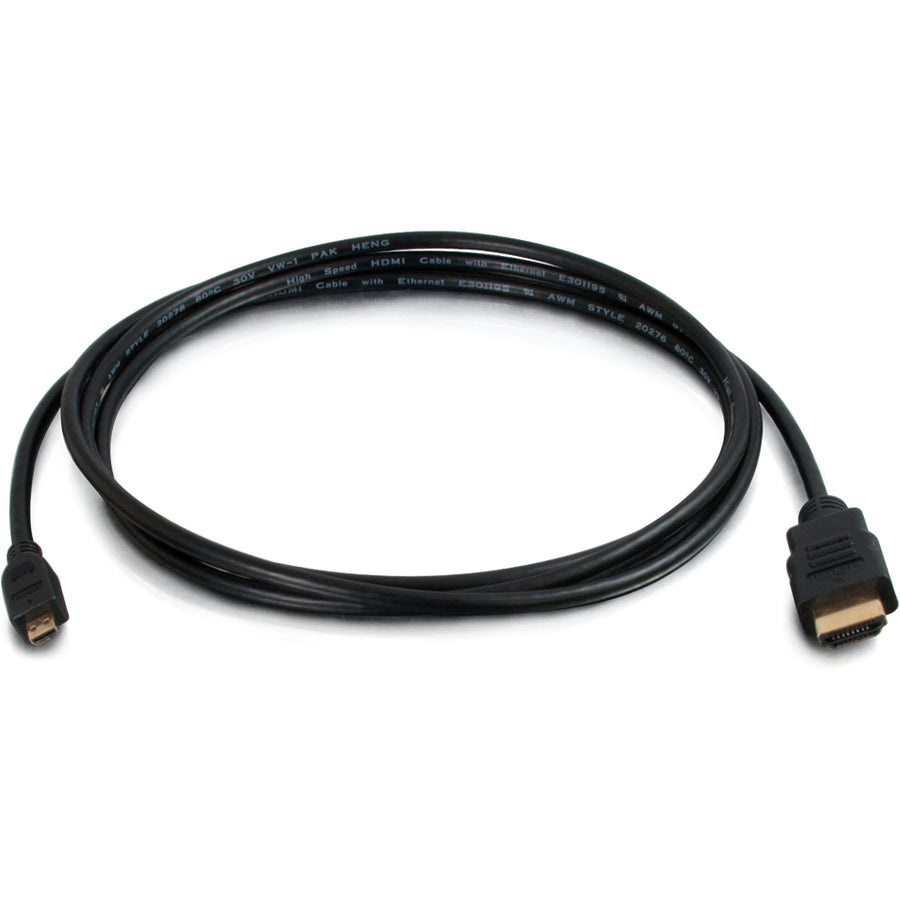 Câble HDMI vers Micro HDMI haute vitesse C2G de 6 pieds avec Ethernet 50615