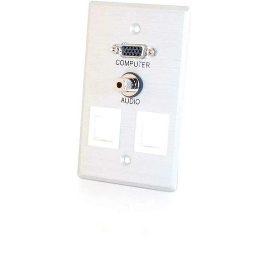 Plaque frontale Keystone C2G Classic 1 Gang 4 Sockets 40544