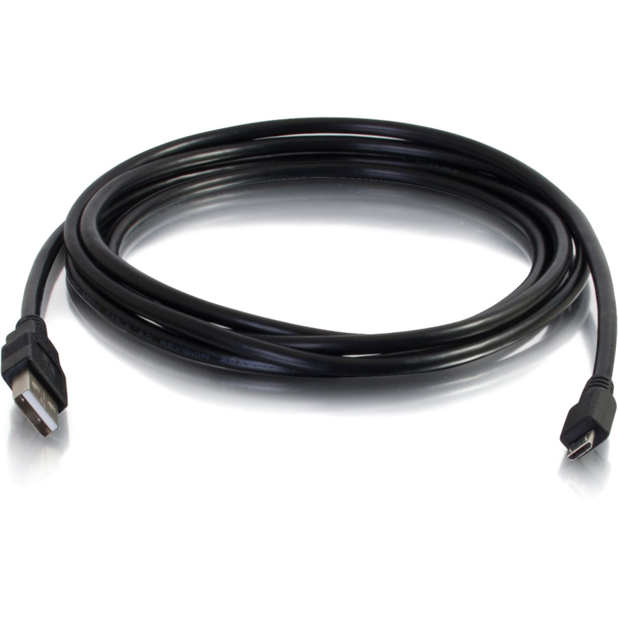 Câble USB 2.0 A mâle vers Micro-USB B mâle C2G 0,3 m (1 pi) 27423