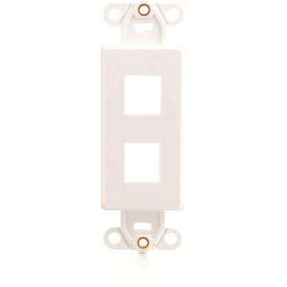 C2G 2 Socket Decorative Multimedia Keystone Insert 03721
