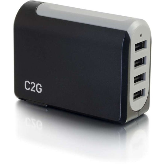 Chargeur mural USB 4 ports C2G - Adaptateur secteur vers USB, sortie 5 V 4,8 A 20277