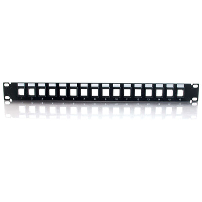 C2G 16 port Blank Keystone/Multimedia Patch Panel 03858