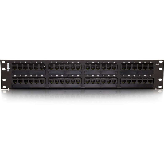 Panneau de brassage C2G 48 ports Cat6 type 110 37200