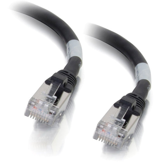 Câble de raccordement réseau blindé anti-accroc Cat6a de 6 pieds C2G (STP) - Noir 00711