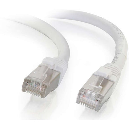 Câble Ethernet Cat6 C2G 7 pieds - Blindé sans accroc (STP) - Blanc 00920