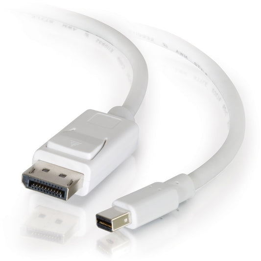 Câble Mini DisplayPort vers DisplayPort C2G de 1,8 m - Blanc - M/M 54298