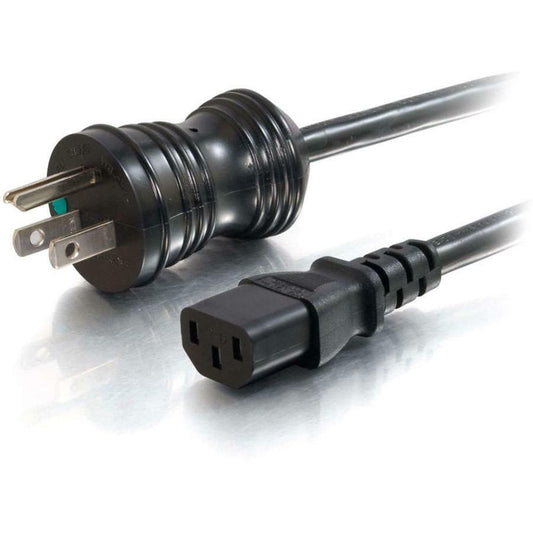 Cordon d'alimentation de qualité hospitalière C2G 6 pi 16 AWG (NEMA 5-15P vers IEC320C13) - Noir 48003