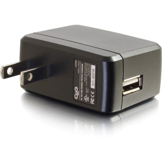 Chargeur d'appareil mobile C2G AC vers USB, sortie 5 V 2 A 22335