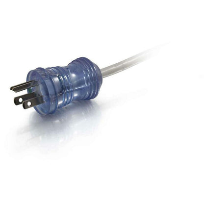 Cordon d'alimentation de qualité hospitalière C2G 2 pi 16 AWG (NEMA 5-15P vers IEC320C13) - Gris avec connecteurs transparents 48002