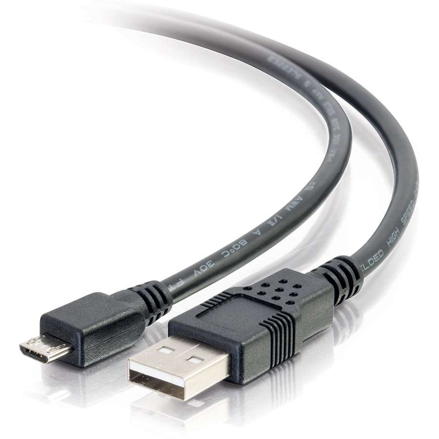 Câble USB 2.0 A mâle vers Micro-USB B mâle C2G 15FT (4,6 m) 27395