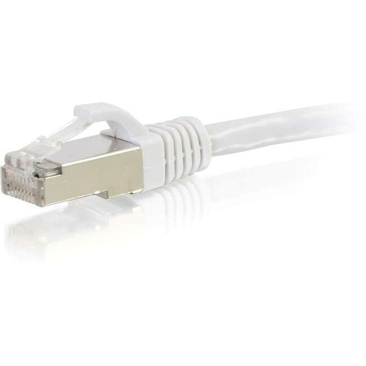 Câble de raccordement réseau blindé anti-accroc Cat6 de 3 pieds C2G (STP) - Blanc 00916