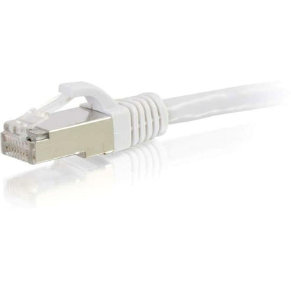 Câble de raccordement réseau blindé anti-accroc Cat6 de 3 pieds C2G (STP) - Blanc 00916