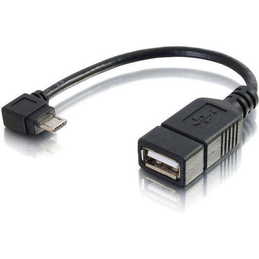 Câble adaptateur USB Micro-B vers USB OTG pour appareil mobile C2G 6 pouces 27320